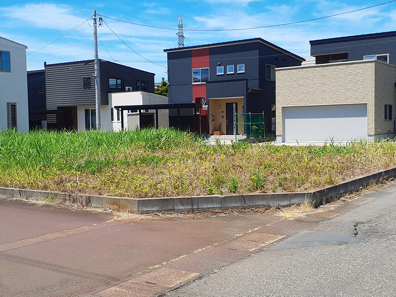 新潟県三条市曲渕、住宅用地